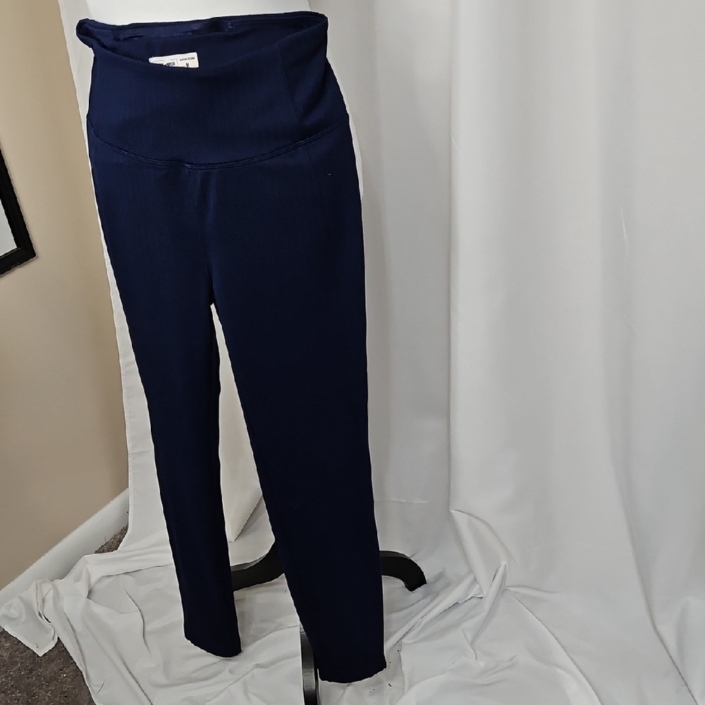 Chic Midnight Blue Women's Straight Leg Pants